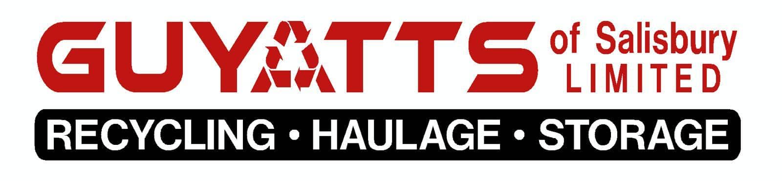Guyatts red and black logo - Haulage, Storage & Recycling Salisbury