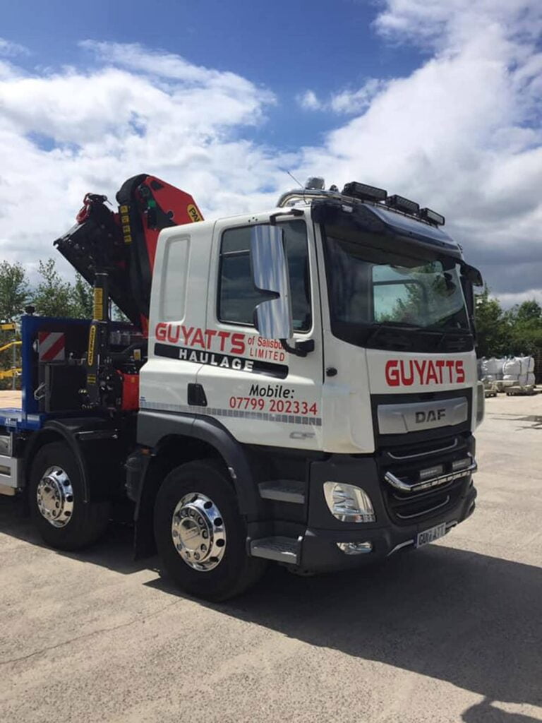 Guyatts Lorry Crane - Haulage, Storage & Recycling Salisbury